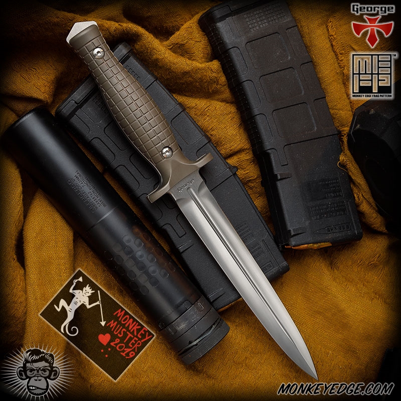 Spartan Blades George V14 Dagger Black Blade, Black Handle